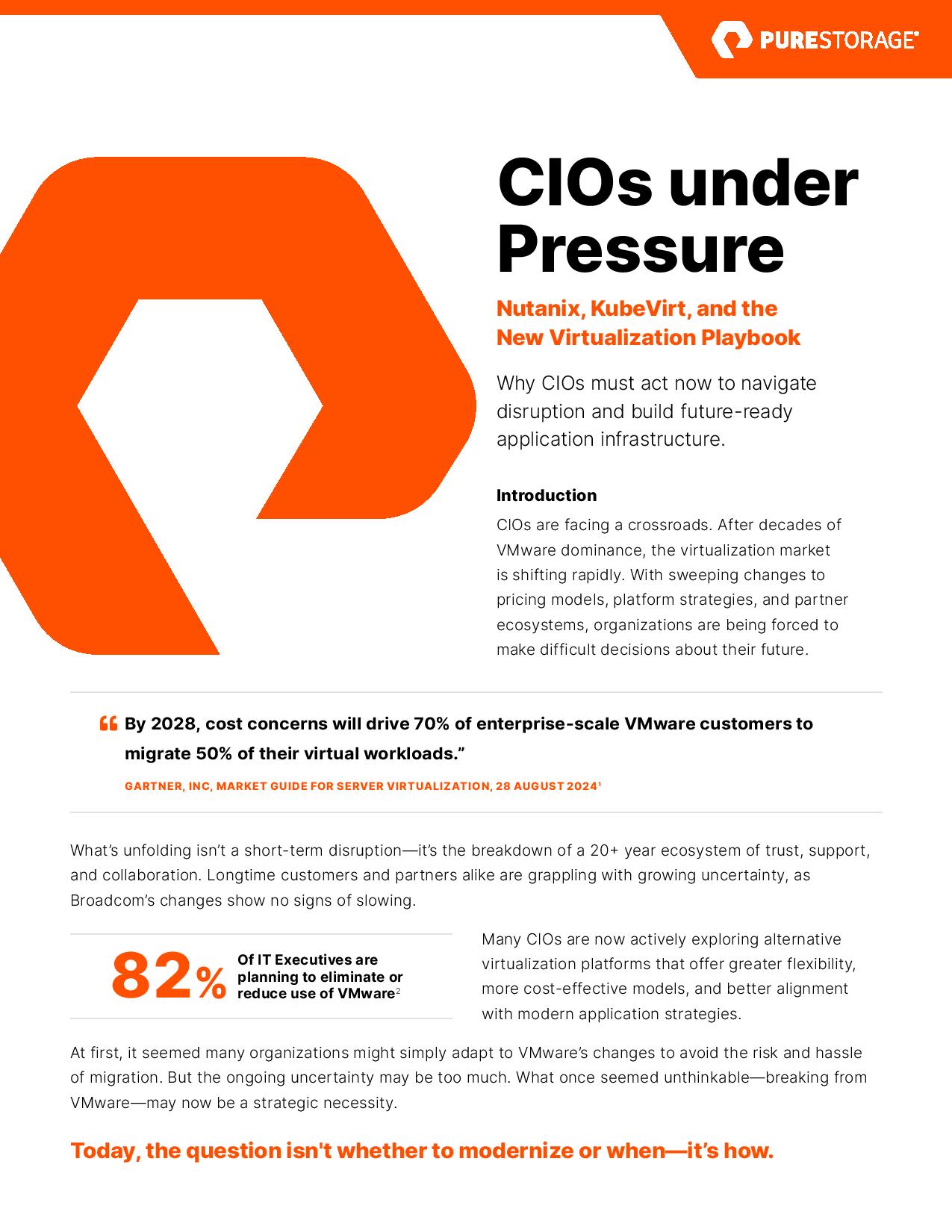 CIOs Under Pressure: The New Virtualization Playbook